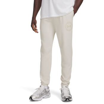 Under Armour RIVAL LW GRAPHIC JOGGER, muške hlače, bež