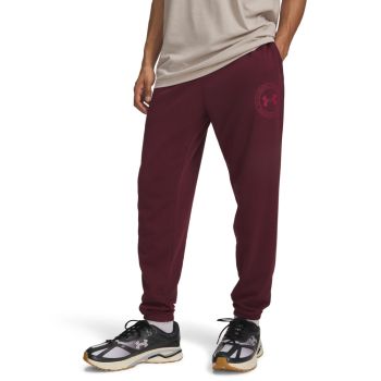 Under Armour RIVAL LW GRAPHIC JOGGER, muške hlače, crvena