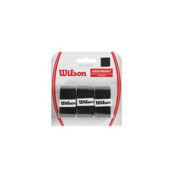 Wilson PRO SOFT OVERGRIP, grip tenis, crna