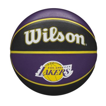 Wilson NBA TEAM TRIBUTE LA LAKERS, košarkaška lopta, ljubičasta