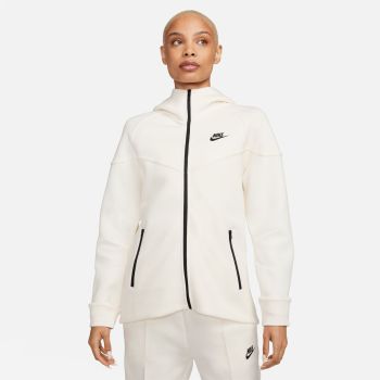 Nike W NSW TCH FLC WR FZ HDY, ženska jakna, bijela