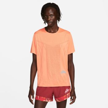 Nike M NK DF TRAIL RISE 365 SS, muška majica za trčanje, narandžasta