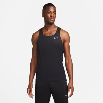 Nike M NK DF FAST SINGLET, muška majica za trčanje, crna