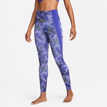 Nike W NY DF HR  7/8 TGHT AOP, ženske 7/8 hlače za fitnes, multikolor