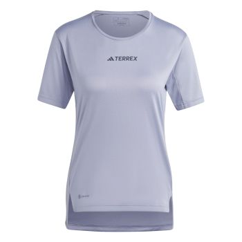 adidas W MT TEE, ženska majica za planinarenje, srebrna