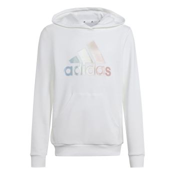 Adidas G ML HOODIE, dječiji pulover, bijela