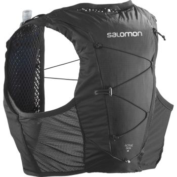 Salomon ACTIVE SKIN 4 WITH FLASKS, ruksak, crna
