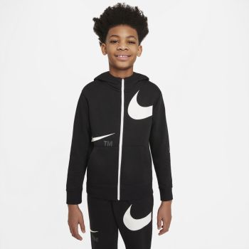 Nike SPORTSWEAR SOSH FLEECE FULL-ZIP HOODIE, dječija jakna za fitnes, crna