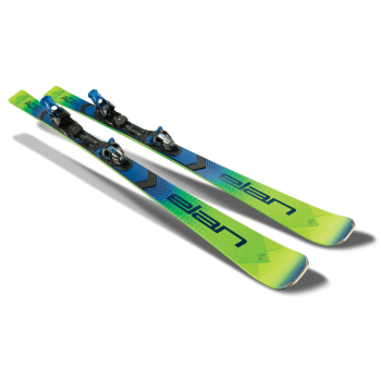 Elan ACE SCX FUSION X + EMX 12.0 GW FX, set race skija, zelena