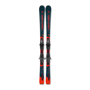 Fischer CURV TI + RS10 PR, set all mountain skija, crna