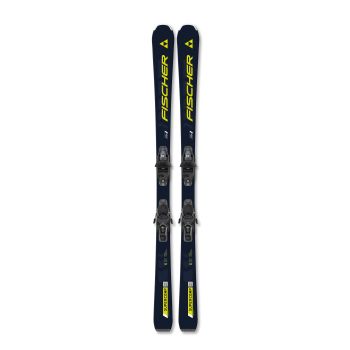 Fischer RC4 SUPERCOMP SLR + RS 10 SLR, set all round skija, crna