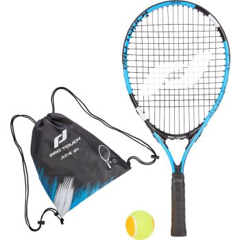 Pro Touch ACE 21 W/BAG, dječiji reket za tenis, crna