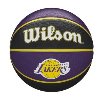 Wilson NBA TEAM TRIBUTE LA LAKERS, košarkaška lopta, ljubičasta